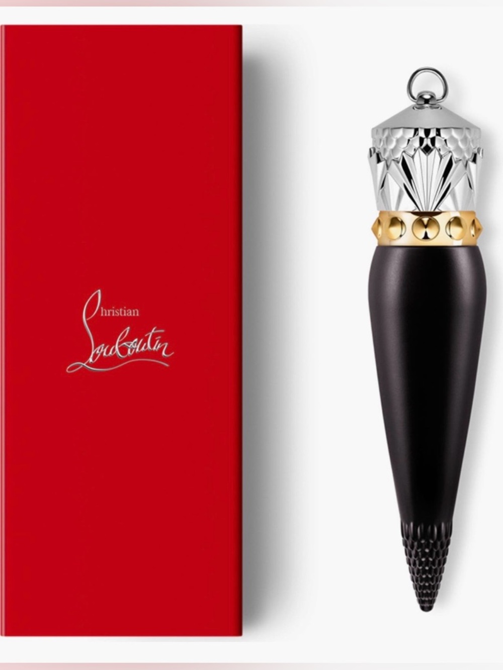 Christian Louboutin Black & Gold Studded Lipstick